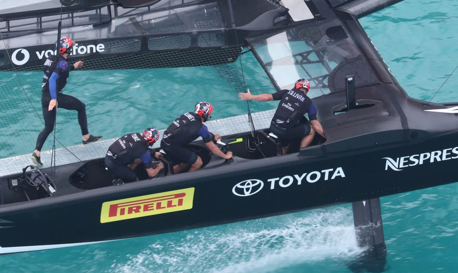 Japan beat France in testing America's Cup conditions