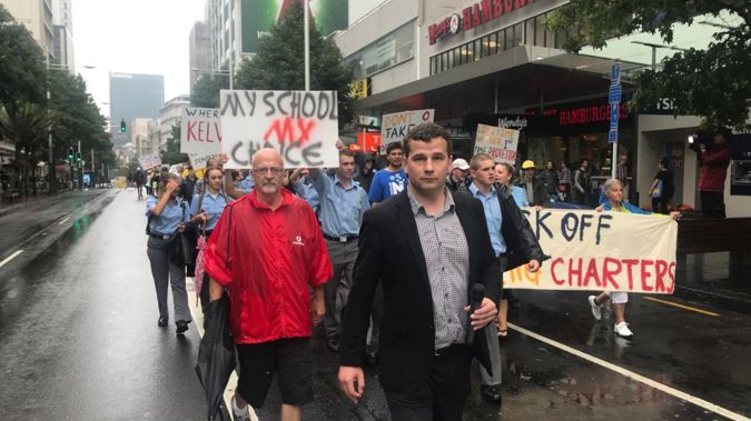 ACT Party leader David Seymour is leading the protest (Image / Supplied)