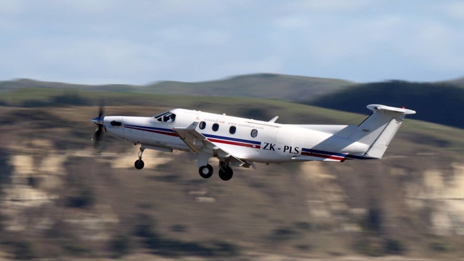A Sounds Air nine-seater Pilatus PC12 plane. The airline is selling off its PC12 fleet. Photo / NZME