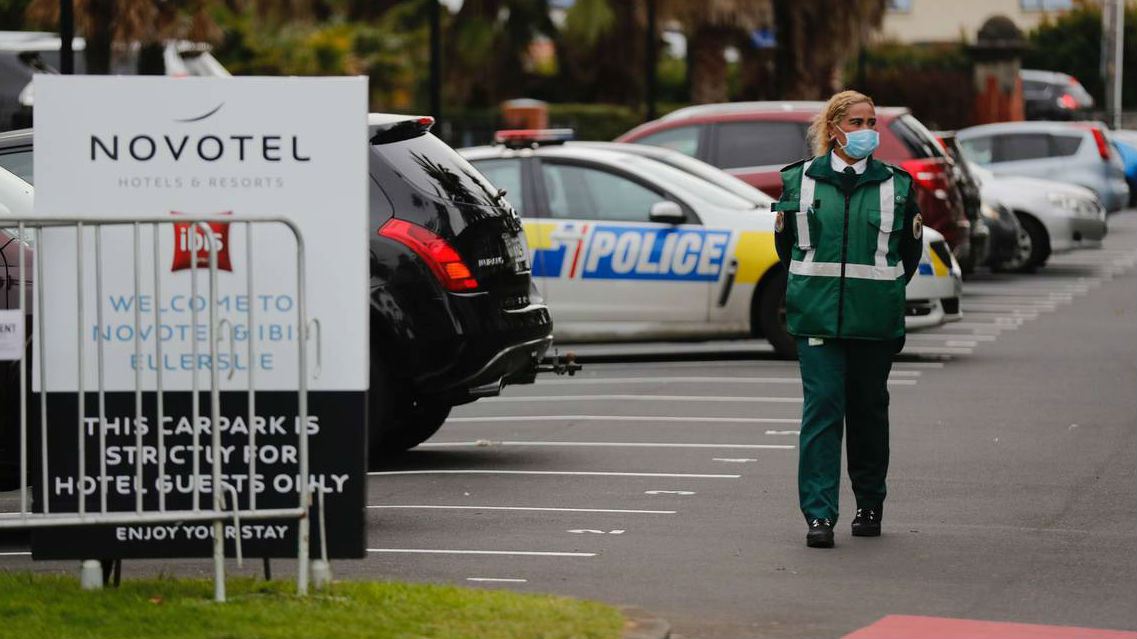 Novotel Auckland Airport is being used as a managed isolation and quarantine facility. (Photo / NZH)