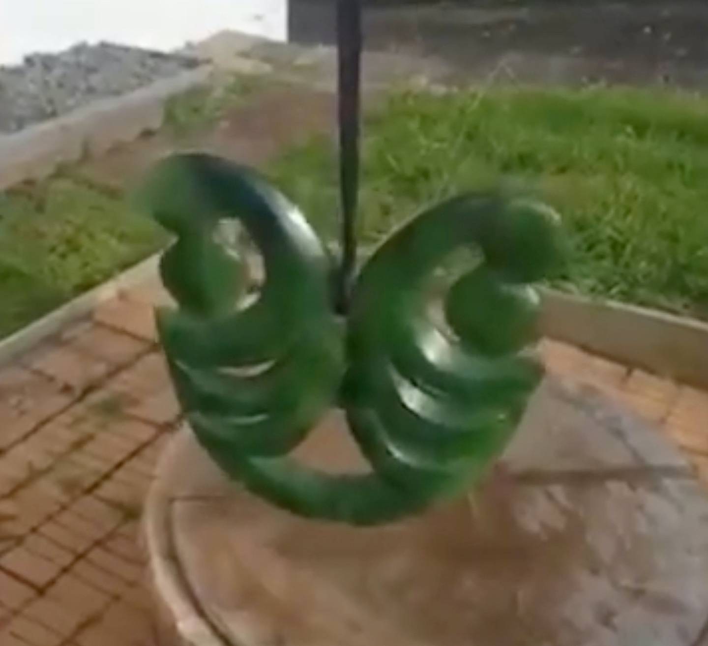Man smashes pounamu with hammer, causing outrage on social media