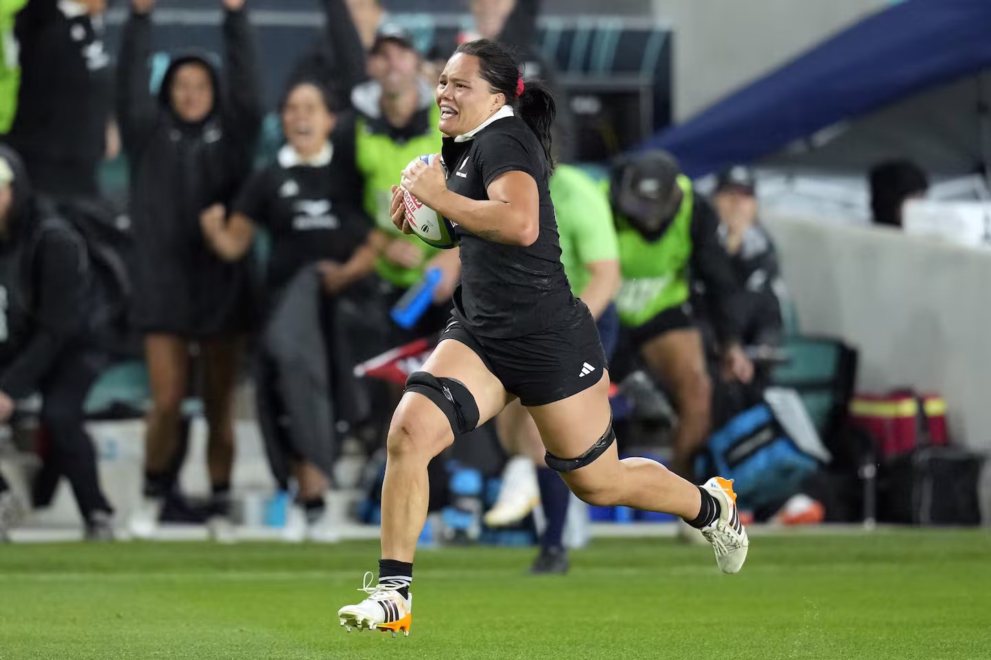 'Really grateful': Olsen-Baker commits to Black Ferns through 2029