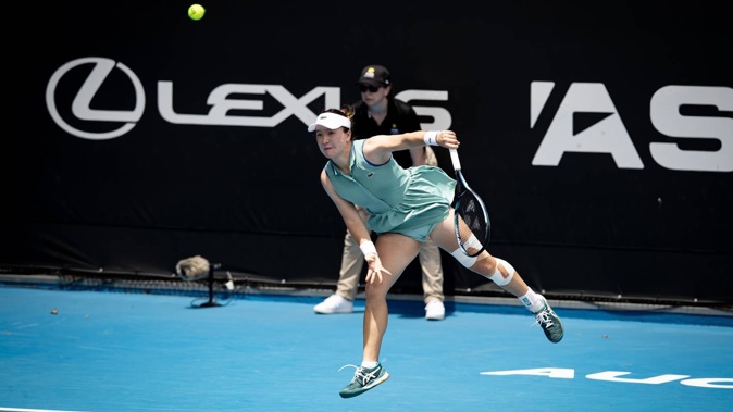 Kiwi Born Player Lulu Sun In Action During The ASB Tennis Classic Photo / Dean Purcell