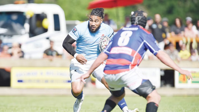 Ma’a Nonu playing for Ngāti Porou East Coast in a Heartland rugby match against Buller in 2021. Photo / Liam Clayton