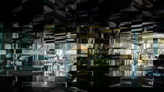 The aftermath of the massive fire near Newmarket in a basement carpark.