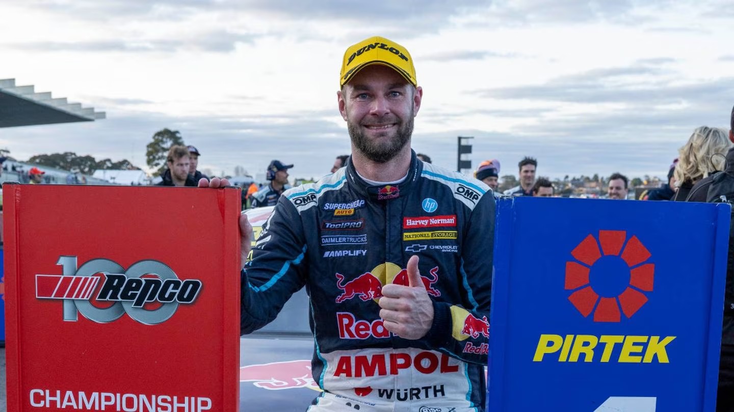 Shane van Gisbergen has clocked up yet another Supercars victory in Melbourne. Photo / Photosport