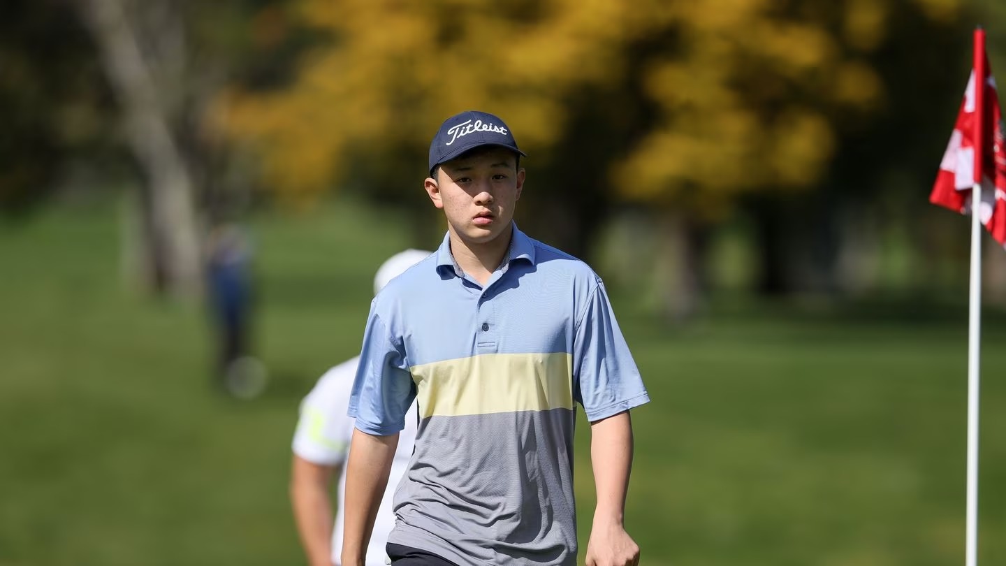 14-year-old golfer Ryan Xie. Photo / Supplied