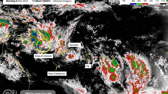 MetService is keeping a close eye on the cyclone that is forming in the Coral Sea. Photo / Supplied