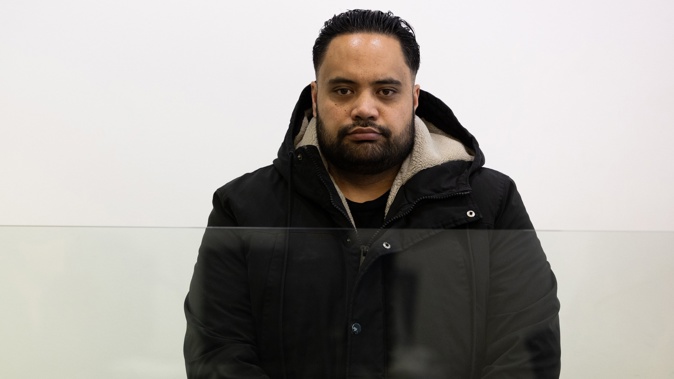 Kiwa Hemi Tamati Edward Hamiora-Te Hira, 29, appearing at Manukau District Court on sexual abuse charges. Photo / Jason Oxenham