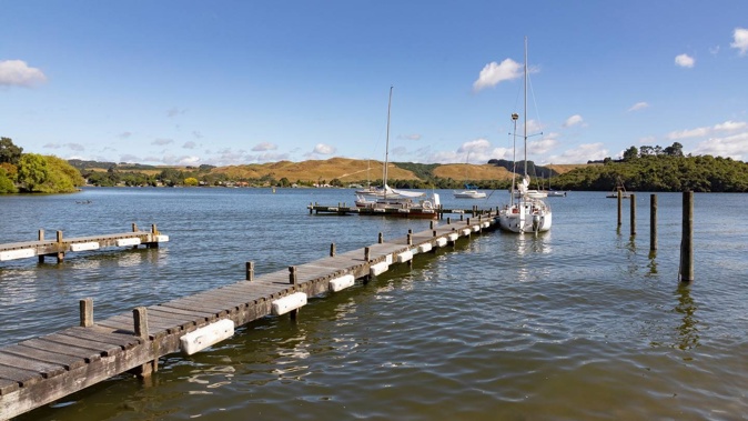Public health warnings have been issued against swimming in Okawa Bay, Lake Rotoiti, because of algal blooms. Photo / Andrew Warner