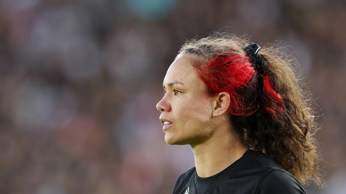 Ruby Tui will not feature in the upcoming release of Black Ferns stat attack cards. Photo / Getty Images