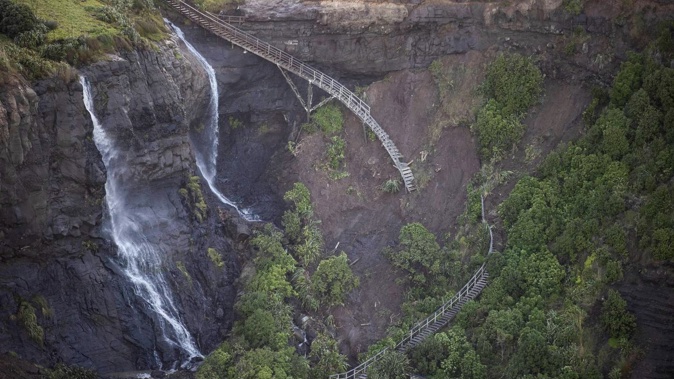 The impact of Cyclone Gabrielle on Muriwai is still being felt. Photo / George Heard