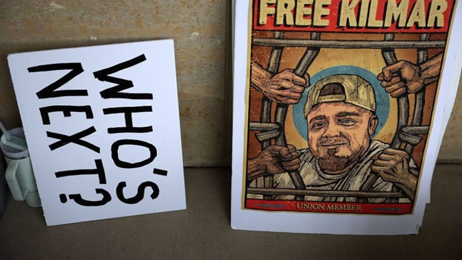 A US Government push to deport Kilmar Abrego Garcia to Uganda came a day after he was freed and allowed to go home to Maryland pending trial on human smuggling charges. Photo / Getty Images