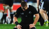 Brad Thorn of the All Blacks cries after an 8-7 victory in the 2011 IRB Rugby World Cup Final match between France and New Zealand at Eden Park on October 23, 2011 in Auckland, New Zealand. (Photo by Mike Hewitt/Getty Images)