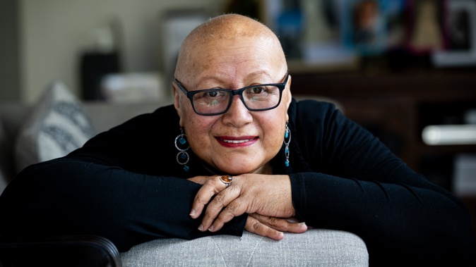 Clare Tupuola at her home in Blockhouse Bay in Auckland. Photo / Dean Purcell