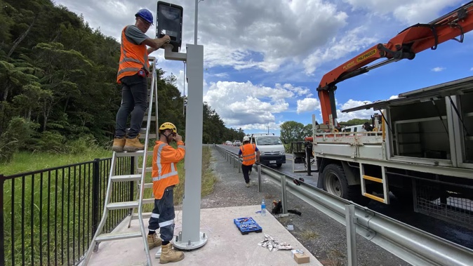The speed camera on SH1 between Kawakawa and Moerewa will be in action from June 17. Photo / David Fisher