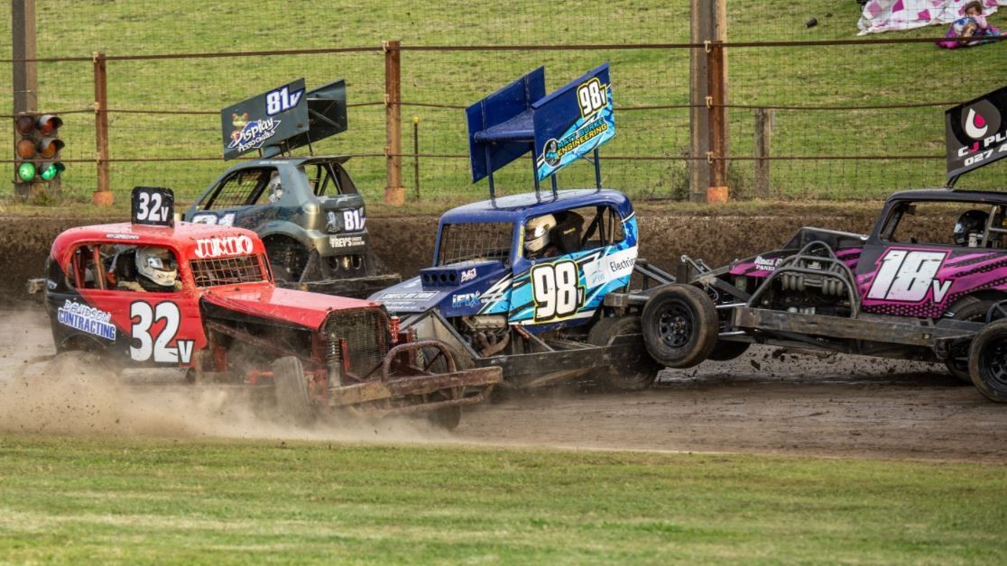 Demolition Derby at Oceanview, 2020. Photo / S. B. O’Hagan Photography