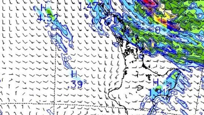 Wet weather is forecast for the top of the country on Saturday.