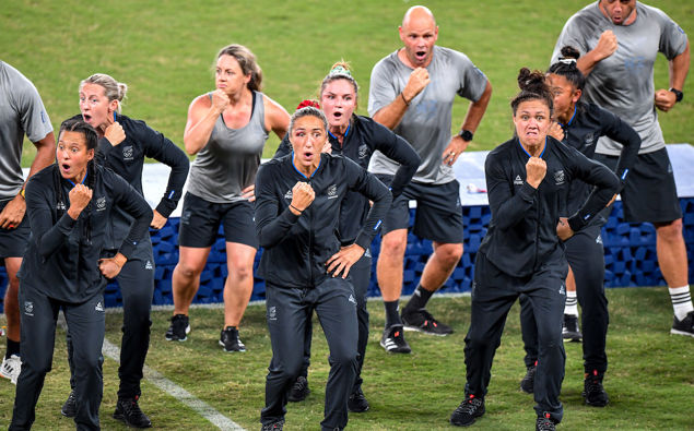 Black Ferns Women's sevens team/Photosport