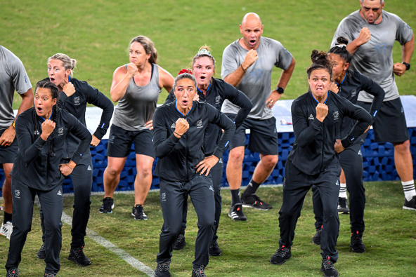 Black Ferns Women's sevens team/Photosport
