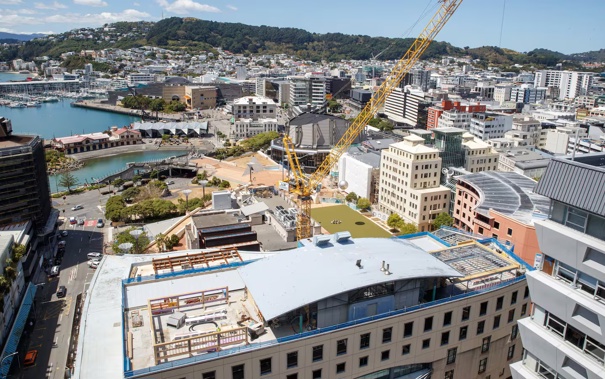 Wellington’s Civic Precinct is currently home to several earthquake-risk buildings. Photo /Mark Mitchell