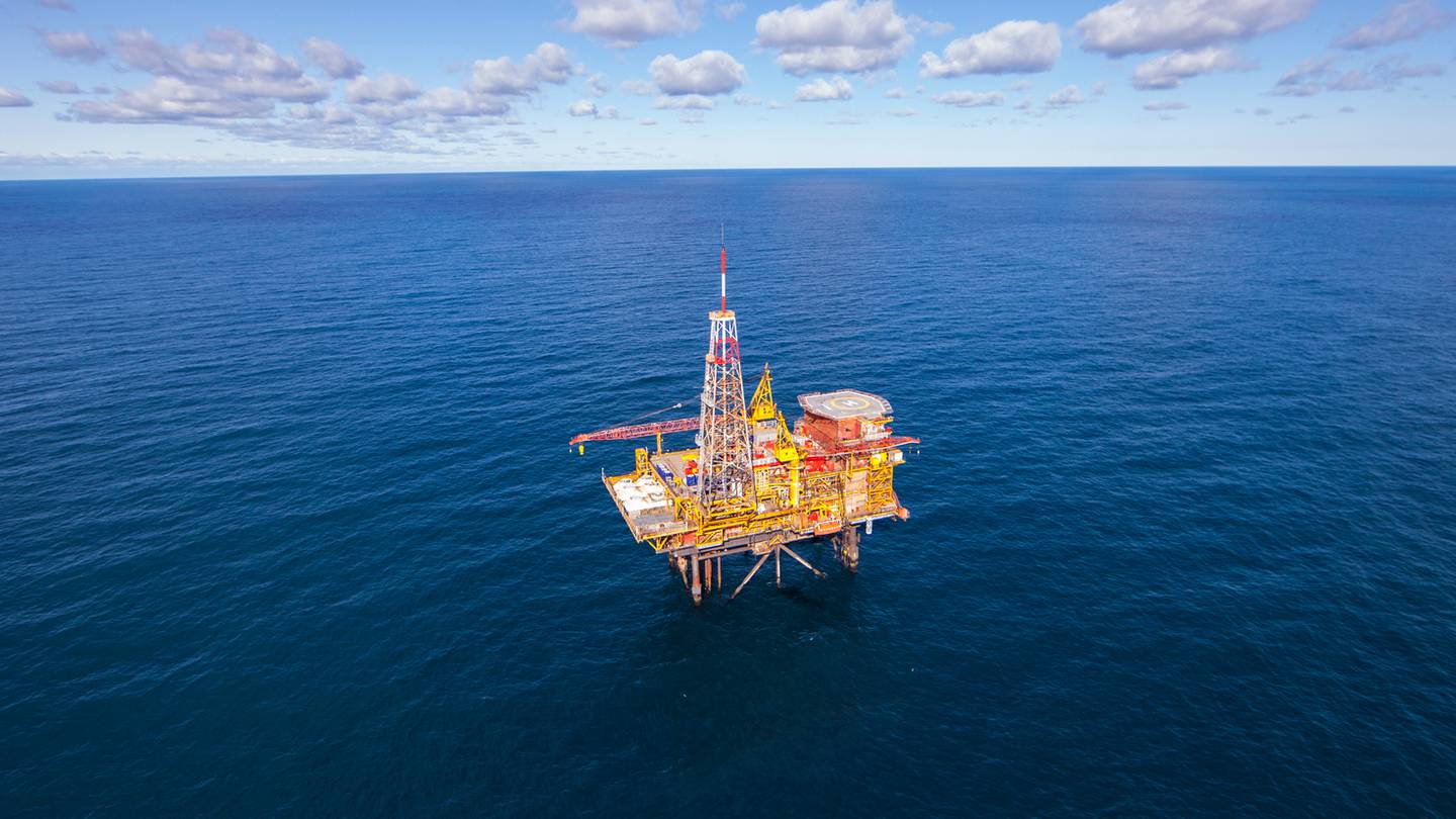 OMV NZ Maui platform A off the coast of Taranaki. Photo / Suppled