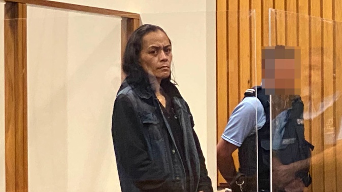 Kristina Reid appears in High Court at Rotorua for sentencing. Photo / Kelly Makiha