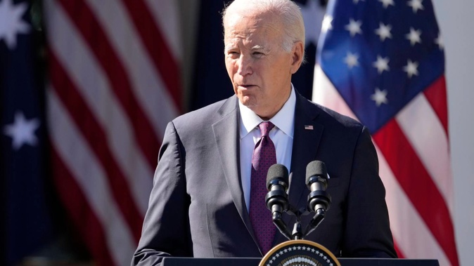 President Joe Biden said continued settler attacks were 'pouring gasoline' on the conflict. Photo / AP
