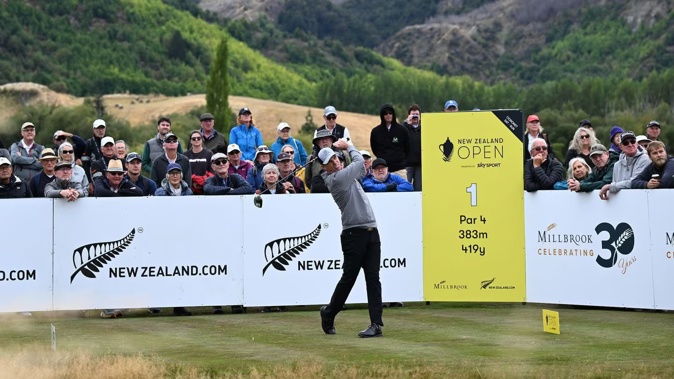 Steve Alker of New Zealand on day 3 at the 102nd New Zealand Open last year. Photo / Photosport