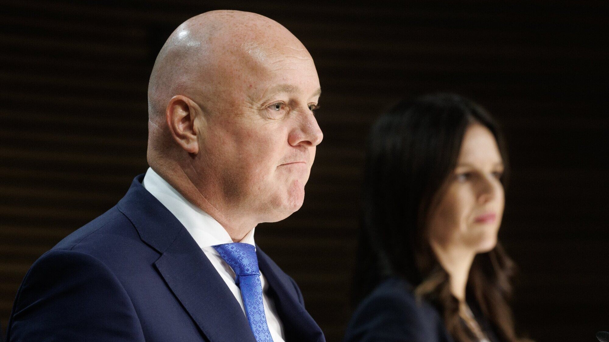 Gerry Brownlee makes late, unexpected arrival at National caucus meeting