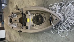 The kayak found floating off the coast of Raumati Beach. Photo / NZ Police