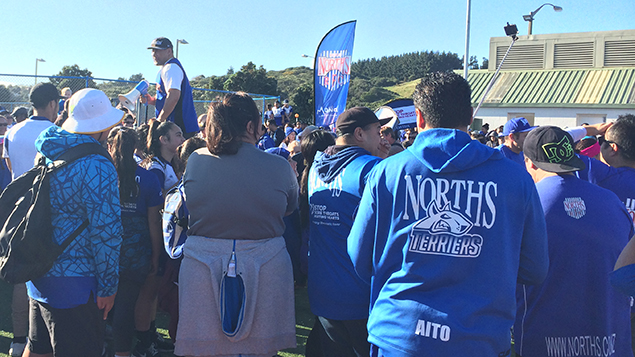 Members of the Northern United rugby club. 