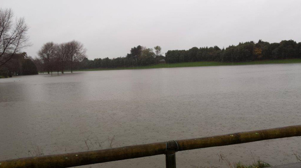 Corner of Racecourse Road and Maxwells Line, Palmerston North. (Civil Defence)
