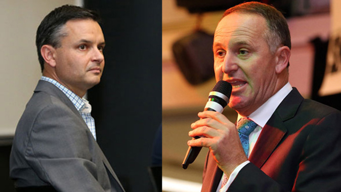 National are down and the Greens are up in the latest poll (NZME and Getty Images) 