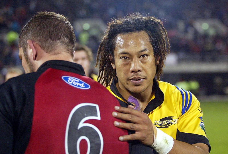 They were also beaten by the team fast becoming the benchmark of Super Rugby, the Crusaders, in the semi final. (Rueban Thorne and Tana Umaga) 