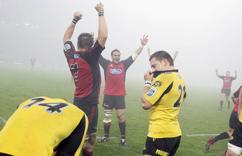They lost the famously foggy final in Christchurch to the Crusaders.