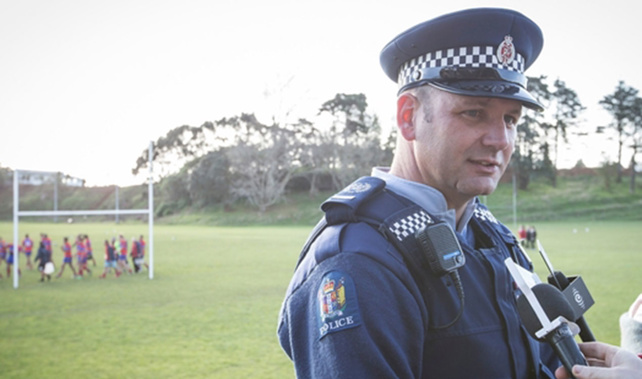Jeremy Field, senior sergeant of Counties Manukau police (NZME.)