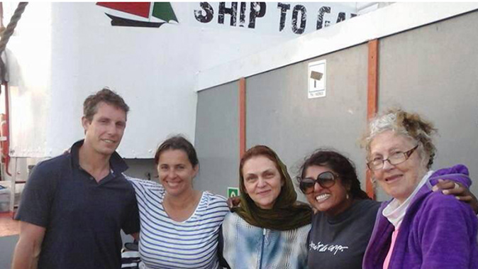 Members of the Gaza flotilla (via Kia Ora Gaza Facebook page) 