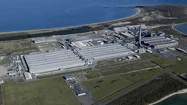Tiwai Point Aluminium Smelter (Supplied)