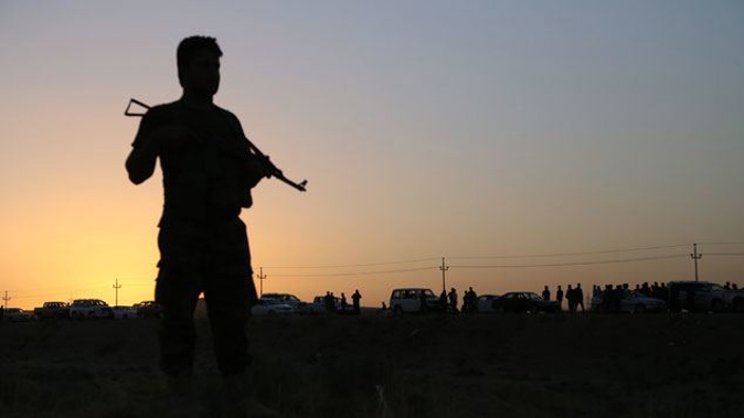 The Islamic State group has released a video showing Syrian soldiers being executed by young IS members (File Photo)