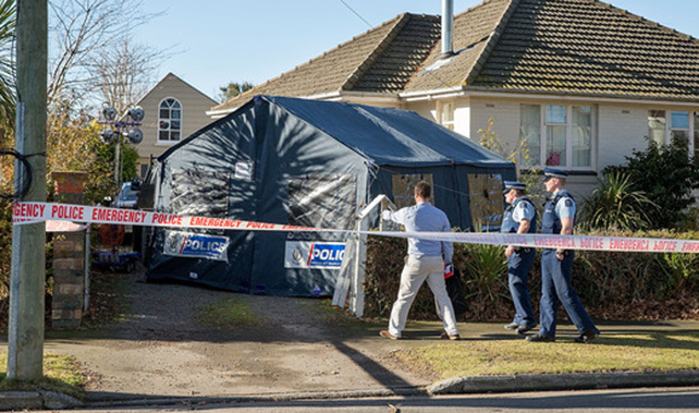 Police at the scene (NZME. News)