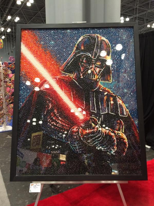 Jelly bean Darth Vader. Photo via Facebook 
