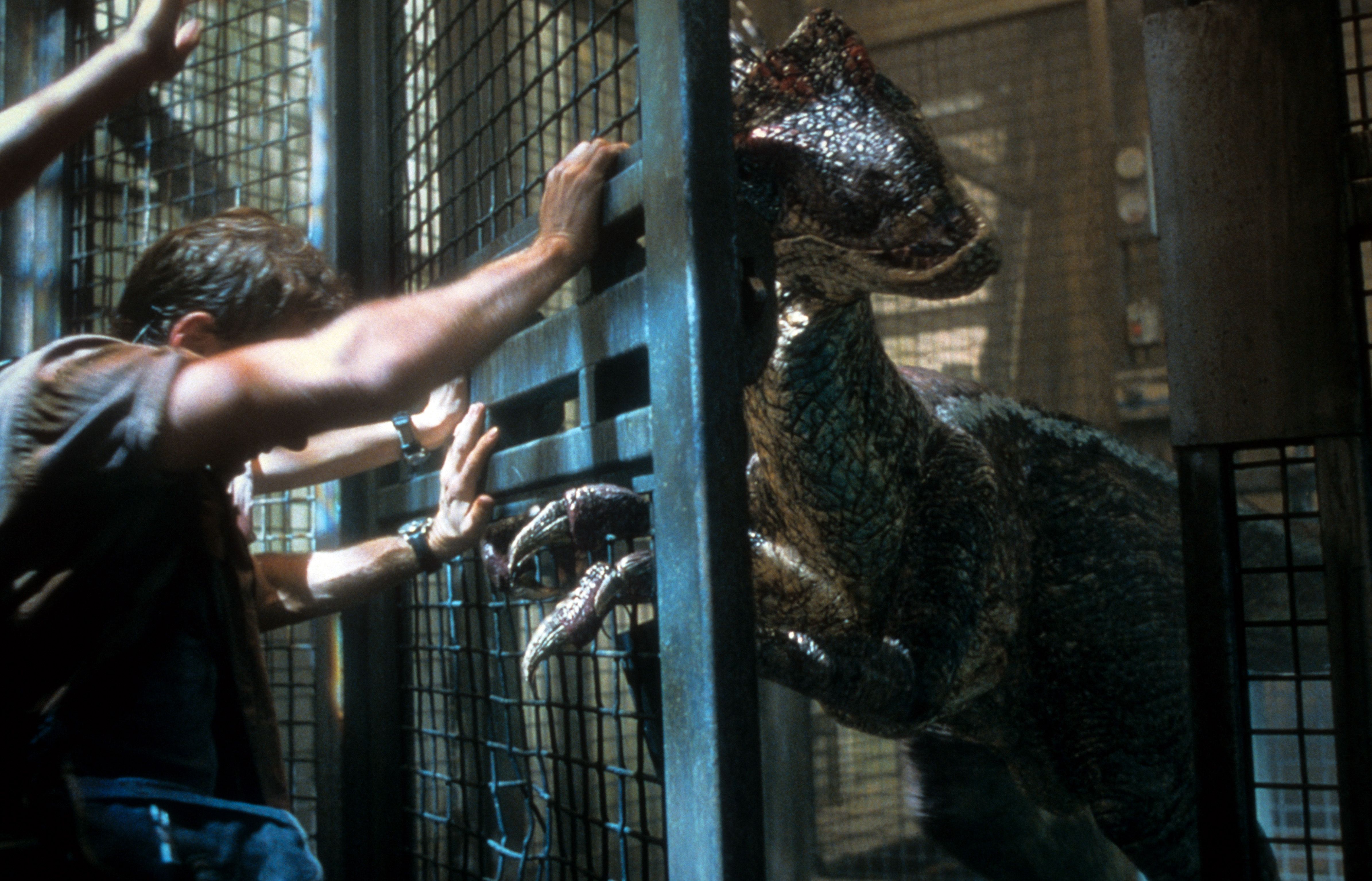 Velociraptor cage from 'Jurassic Park' - $100,100
