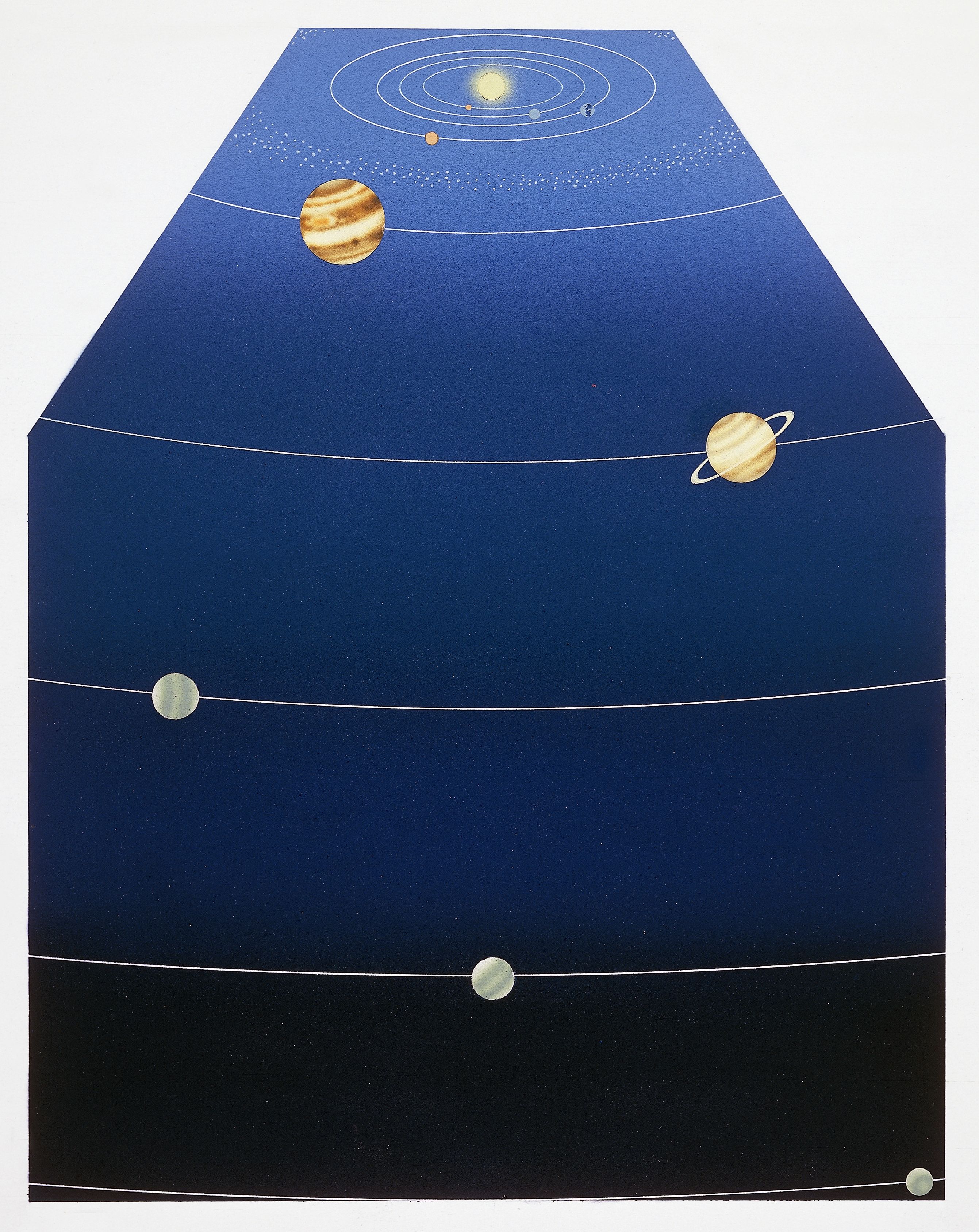 Pluto is located at the edge of the solar system, in a region of space called the Kuiper belt.