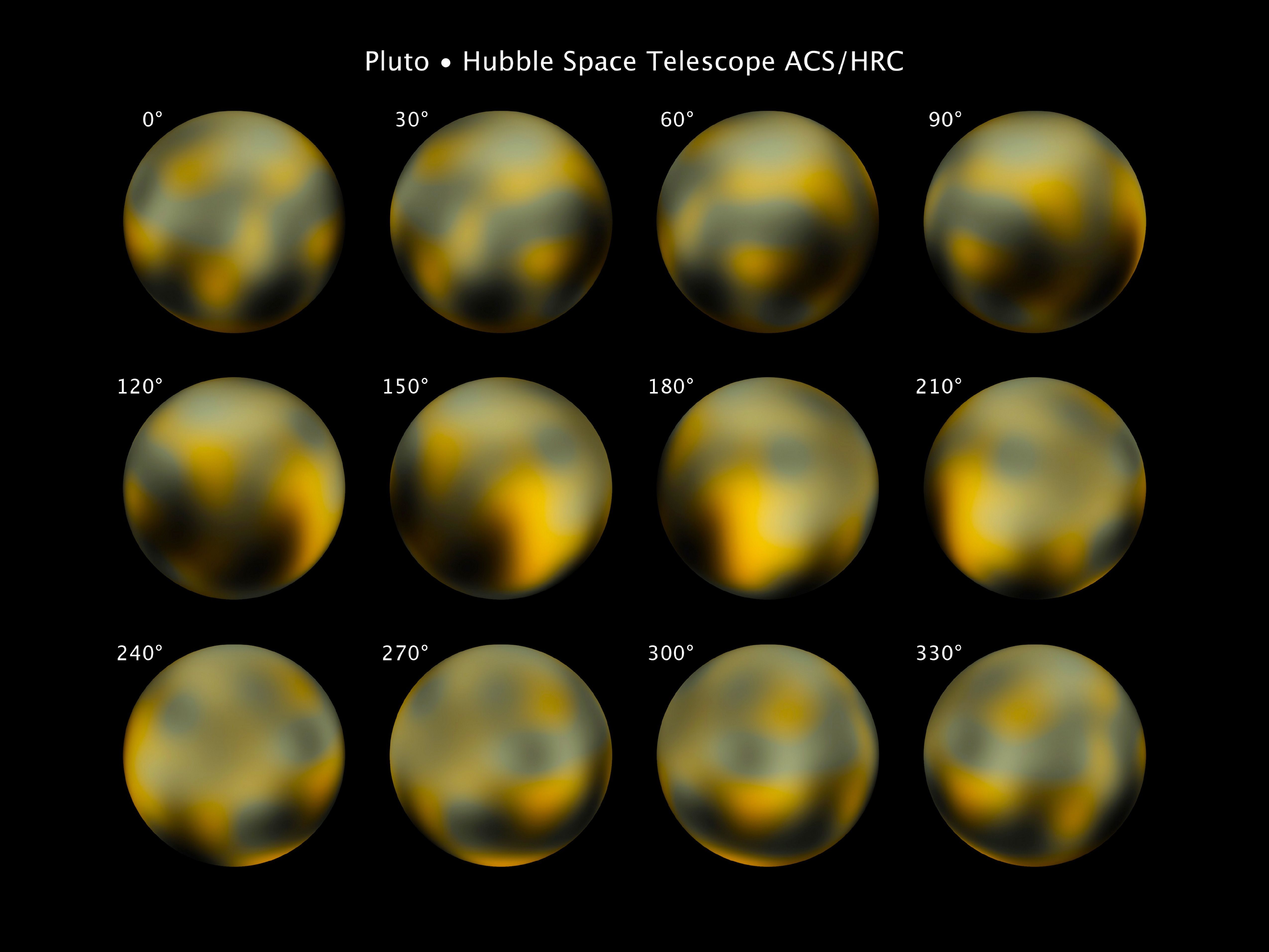 Before New Horizons’ photos of the dwarf planet, the closest photo we had of Pluto’s surface was taken by the Hubble Space Telescope. As you can see, it left a bit to the imagination. 