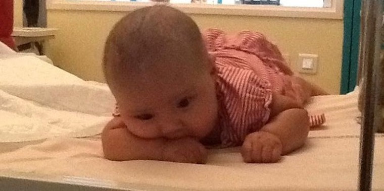 Jerry Collins' baby daughter has arrived safely in Canada with her grandparents (Photo/Supplied)