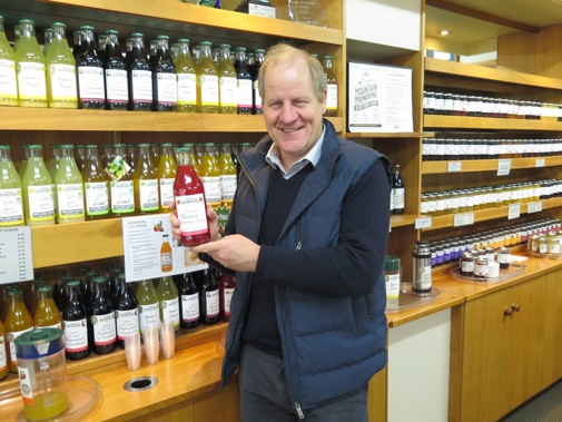 Michael Barker's family firm the Barker’s Shop and tasting room can be found in Four Peak's Plaza.