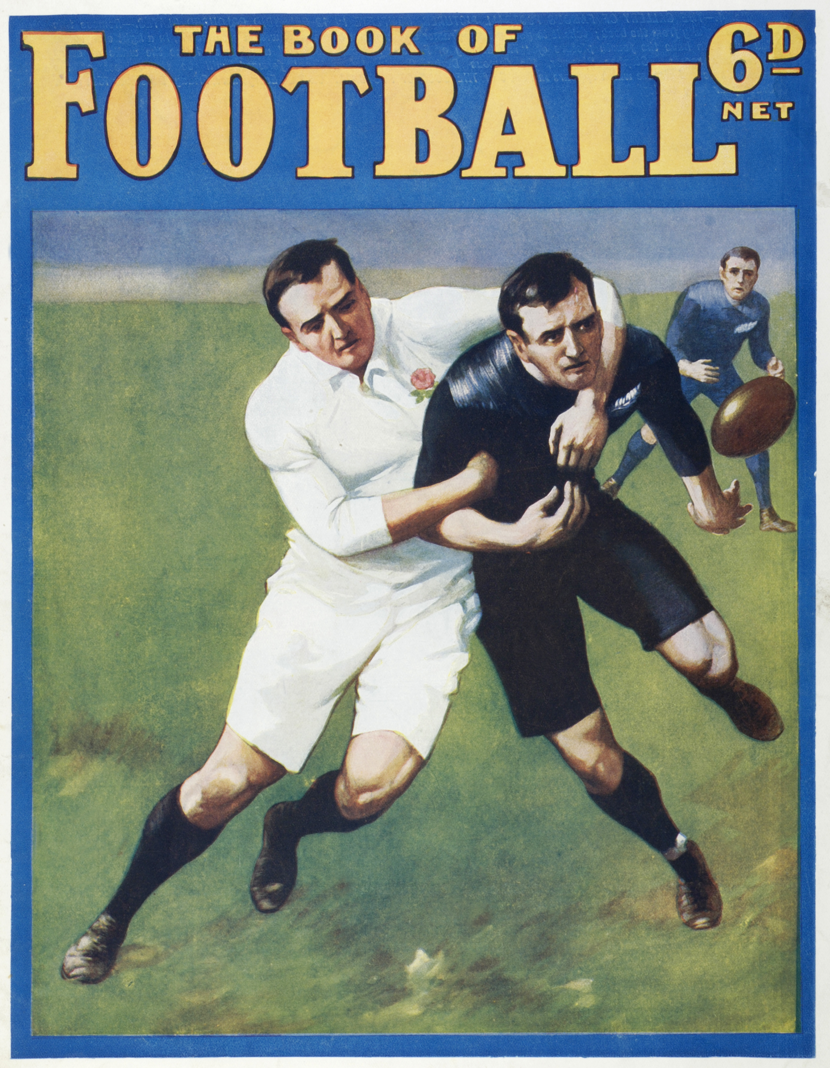 An illustration of England v All Blacks from December 1905 (Getty Images)