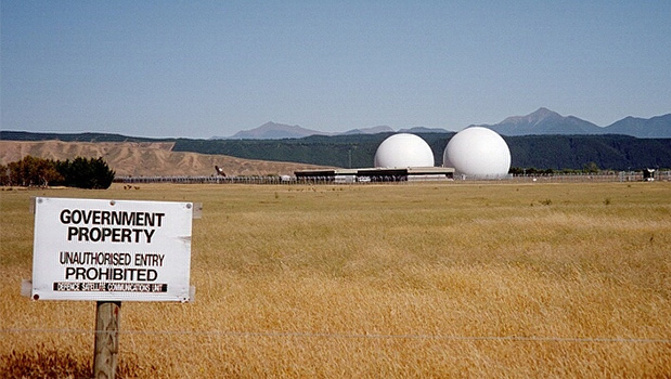 GCSB Waihopai Valley Spy Base (Wikimedia)
