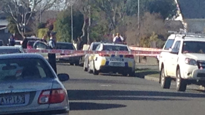 Police cordons at the scene in Hillmorton (Charlotte Lewis-West) 
